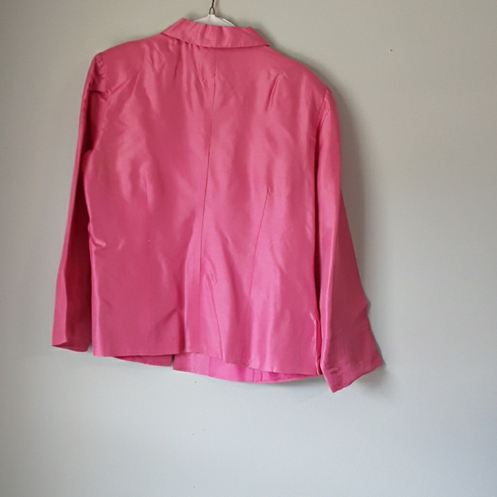Pink Silk Dress And Jacket - Picture 5 of 5